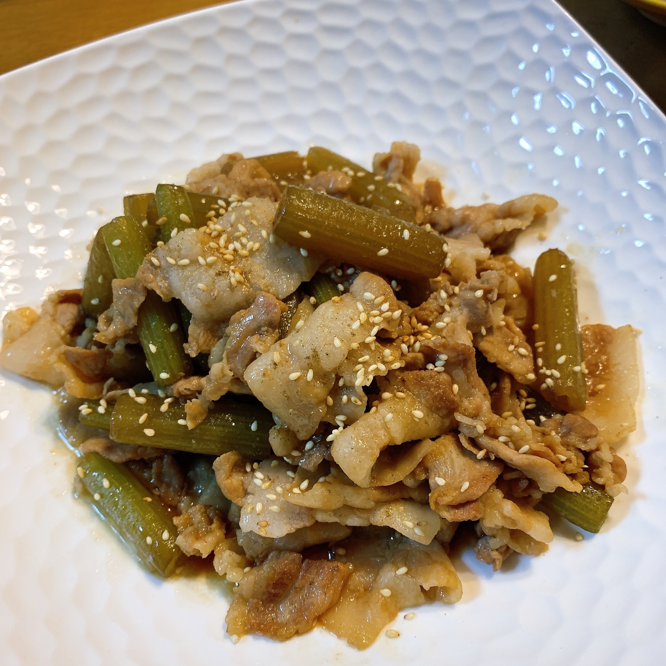 ふき の 炒め 物